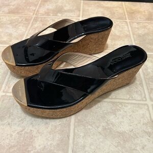 JIMMY CHOO PLATFORM THONGS